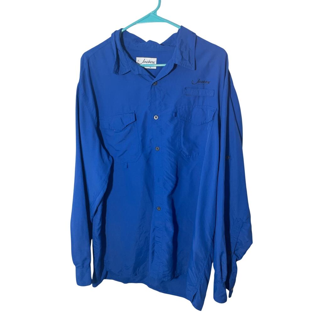 Jawbone Tackle Co. Long Sleeve Button Down Shirt Men's Sportswear Fishing SZ XL